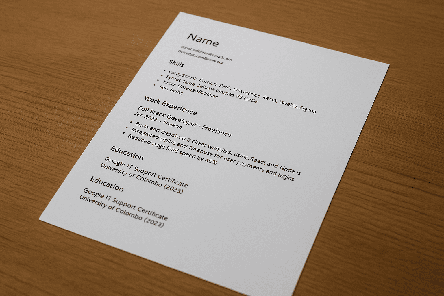 How to Write a Perfect Tech Resume in 2025 (With Examples)